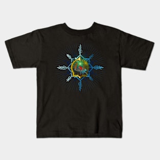 SNOWFLAKE FREEZE PORTAL BRIDGE 05 Kids T-Shirt